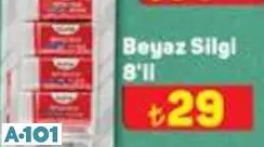 FATİH BEYAZ SİLGİ 8'Lİ